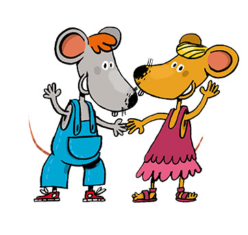 Les souris Tim and Lucy