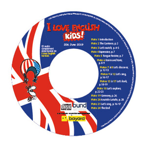 I Love English for Kids, CD audio