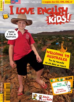couverture I Love English for Kids n 128 - mars 2012