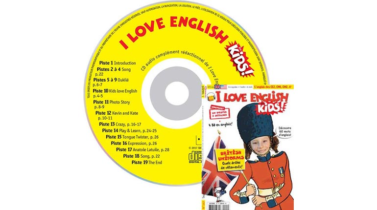 couverture I Love English for Kids n°142, septembre 2013, avec CD audio