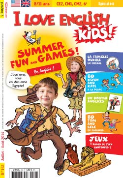 couverture I Love English for Kids n 152 - juillet-août 2014