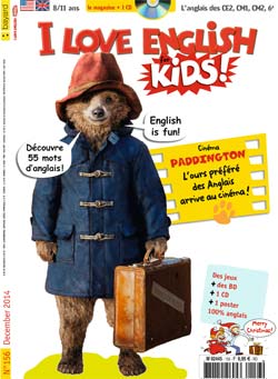 couverture I Love English for Kids n 156 - décembre 2014