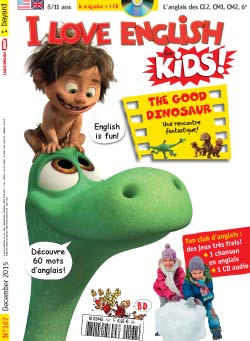 couverture I Love English for Kids n 167 - décembre 2015