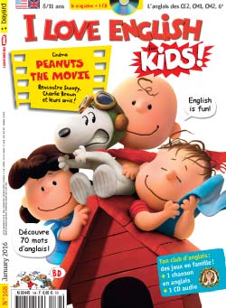 couverture I Love English for Kids n 168 - janvier 2016