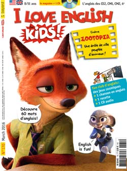 couverture I Love English for Kids n 170 - mars 2016