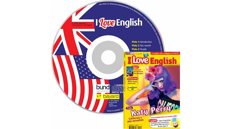 couverture I Love English n°200, septembre 2012, avec CD audio