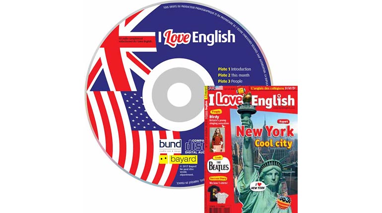 couverture I Love English n°201, octobre 2012, avec CD audio