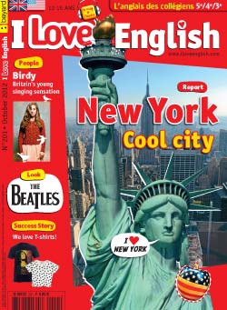 couverture I Love English n201 - octobre 2012