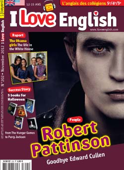 couverture I Love English n202 - novembre 2012