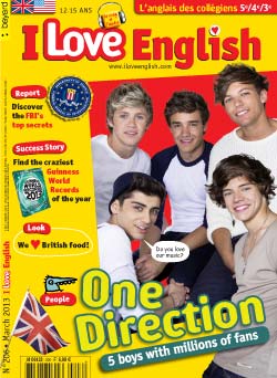 couverture I Love English n206 - mars 2013