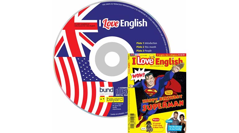 couverture I Love English n°208, mai-juin 2013, avec CD audio