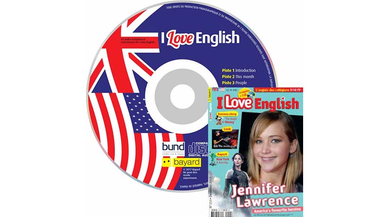 couverture I Love English n°213, décembre 2013, avec CD audio