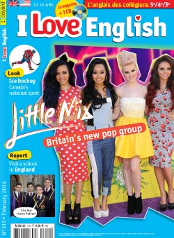 couverture I Love English n215 - février 2014