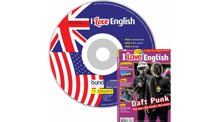 couverture I Love English n°216, mars 2014, avec CD audio