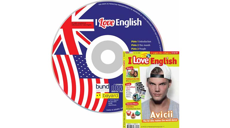 couverture I Love English n°219, juin 2014, avec CD audio