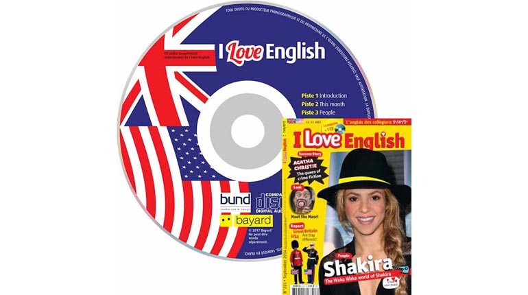 couverture I Love English n°221, septembre 2014, avec CD audio