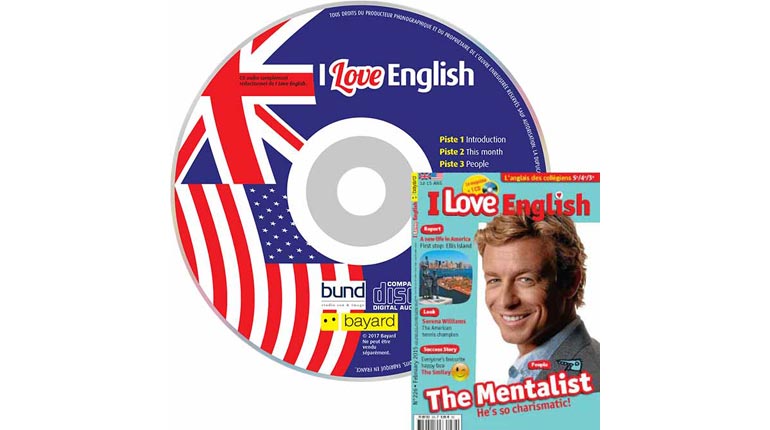 couverture I Love English n°226, février 2015, avec CD audio