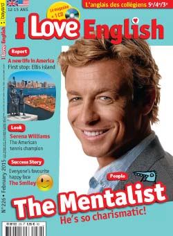 couverture I Love English n226 - février 2015