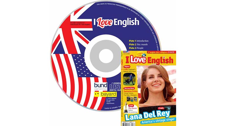 couverture I Love English n°227, mars 2015, avec CD audio