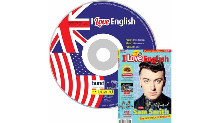 couverture I Love English n°229, mai 2015, avec CD audio