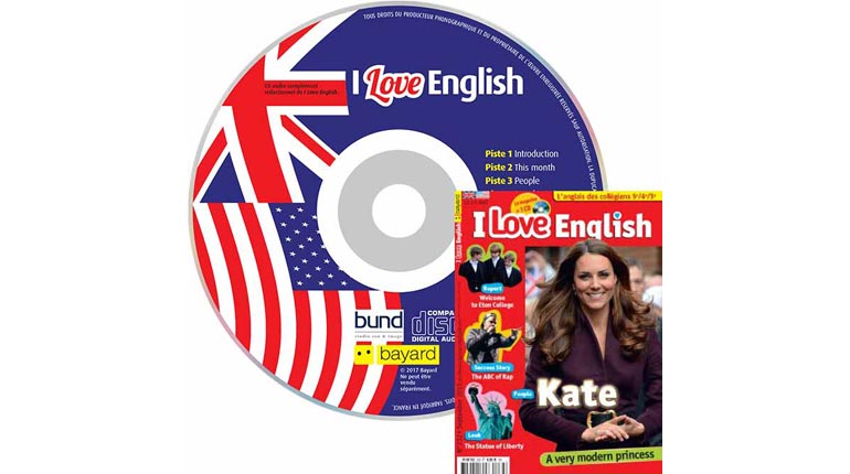 couverture I Love English n°232, septembre 2015, avec CD audio