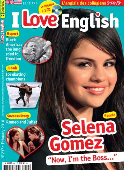 couverture I Love English n237 - février 2016