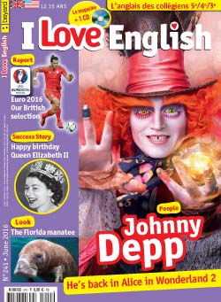 couverture I Love English n241 - juin 2016