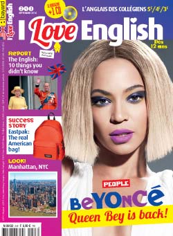 couverture I Love English n243 - septembre 2016