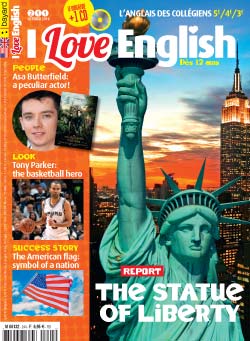 couverture I Love English n244 - octobre 2016