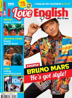 couverture I Love English n249 - mars 2017