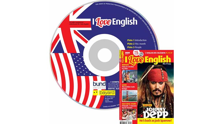 couverture I Love English n°251, mai 2017, avec CD audio