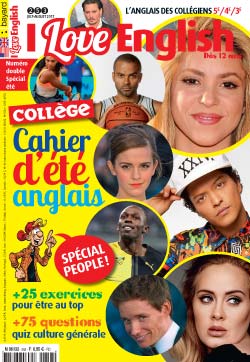 couverture I Love English n253 - juillet-août 2017