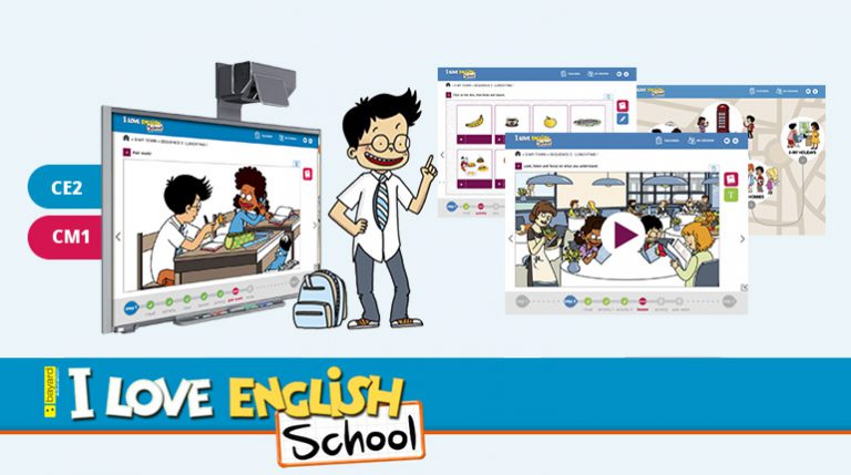 Pour les enseignants : la méthode I Love English School