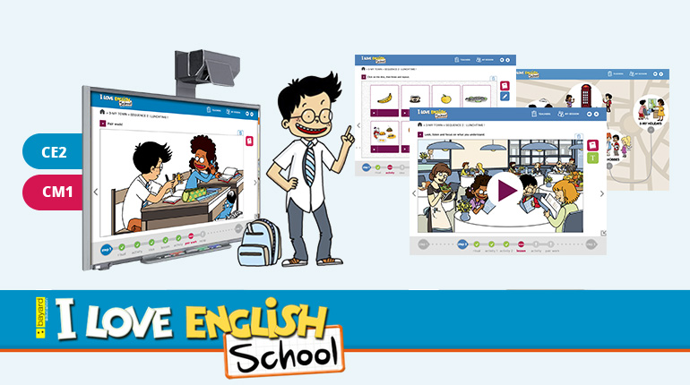 Pour les enseignants : I Love English School