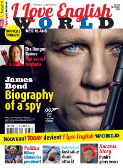 couverture de I Love English World n°277 - novembre 2015