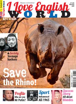 couverture de I Love English World n°280 - février 2016