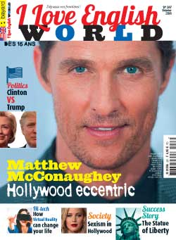 couverture de I Love English World n°287 - octobre 2016