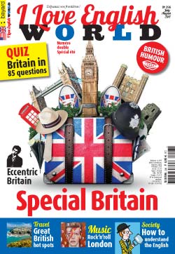 couverture de I Love English World n°296 - juillet-août 2017