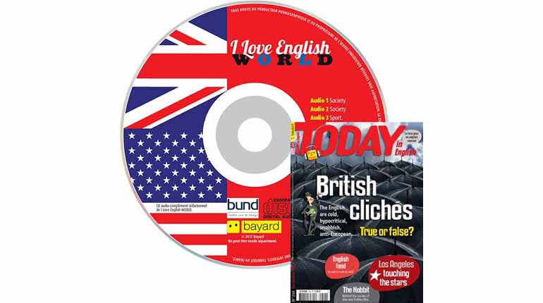 couverture Today in English n°246, décembre 2012, avec CD audio