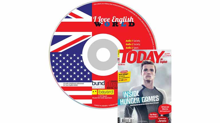 couverture Today in English n°256, décembre 2014, avec CD audio