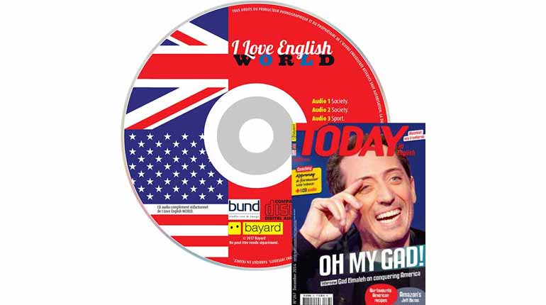 couverture Today in English n°267, décembre 2015, avec CD audio