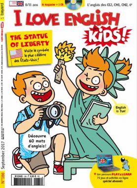 couverture I Love English for Kids n 186 - septembre 2017