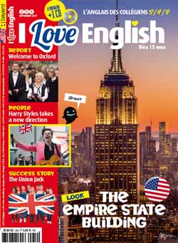 couverture I Love English n254 - septembre 2017