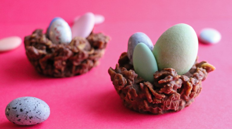 “Chocolate Easter nest”, I Love English for Kids, n° 193, avril 2018 - Photos et réalisation : Maureen Nicolas.