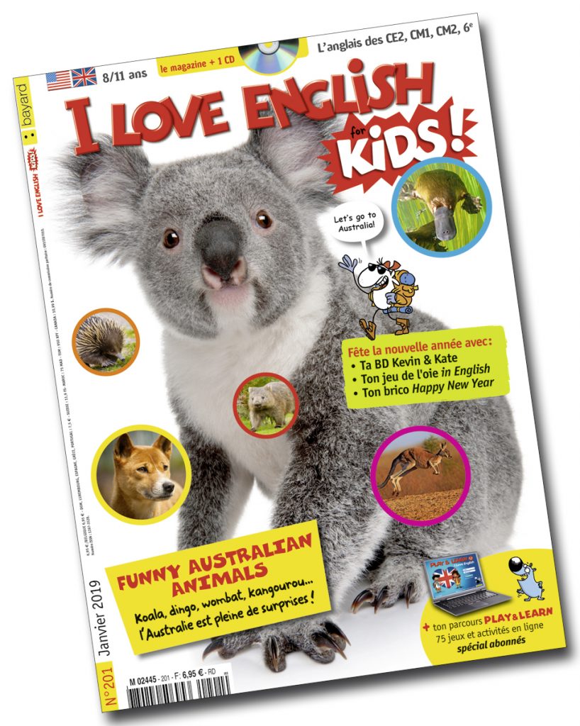 Drôle Danimaux Australiens Love English For Kids Janvier