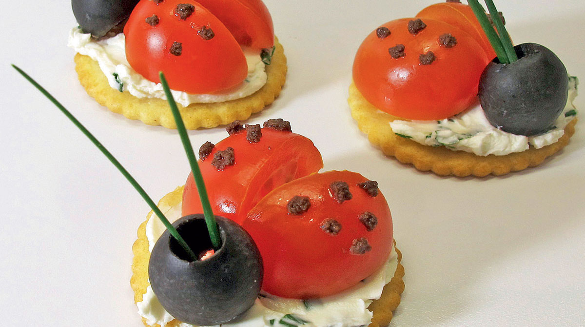 Recette Ladybird snacks (coccinelles à croquer)