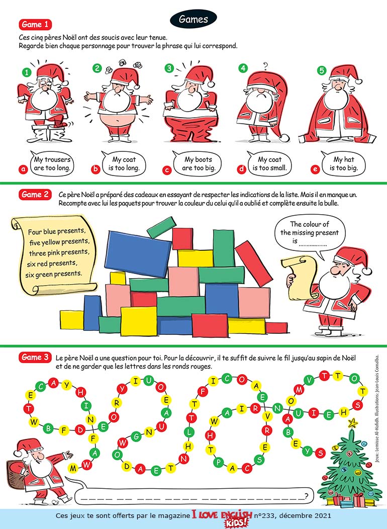 9 jeux de Noël pour s'amuser en anglais ! - I Love English