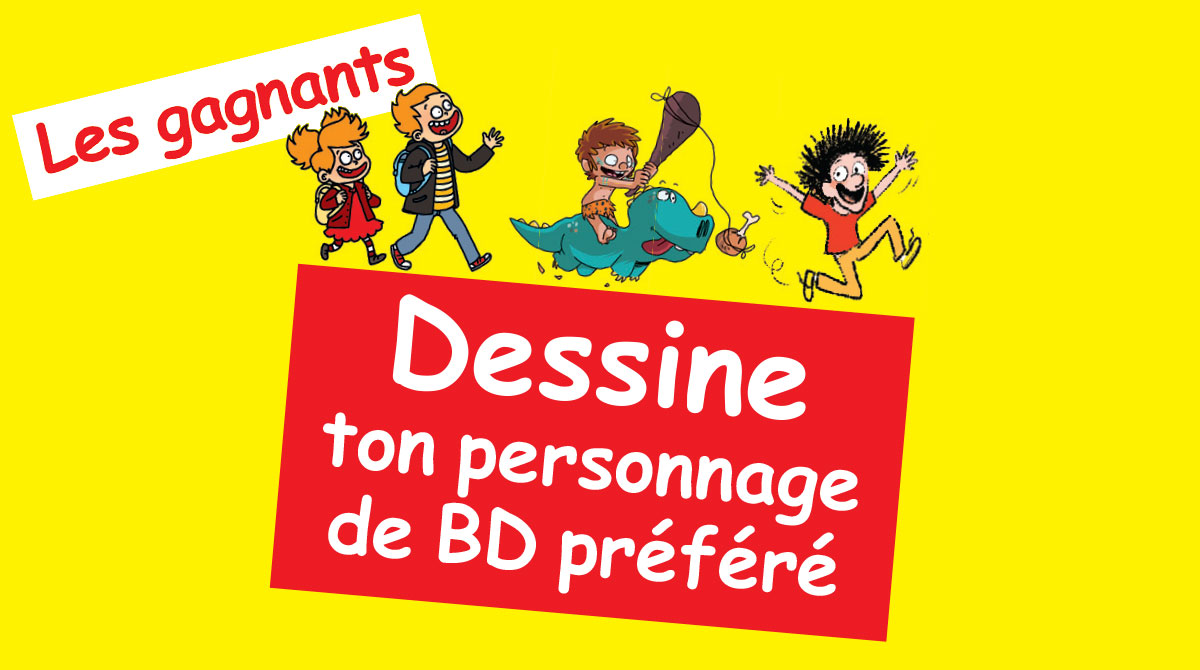 Les gagants du concours de dessin I Love English for Kids “Dessine ton héros préféré !”