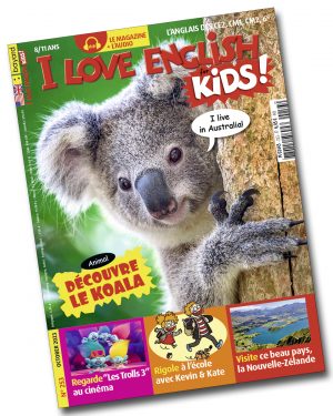 Couverture du magazine I Love English for Kids, n°253, octobre 2023.