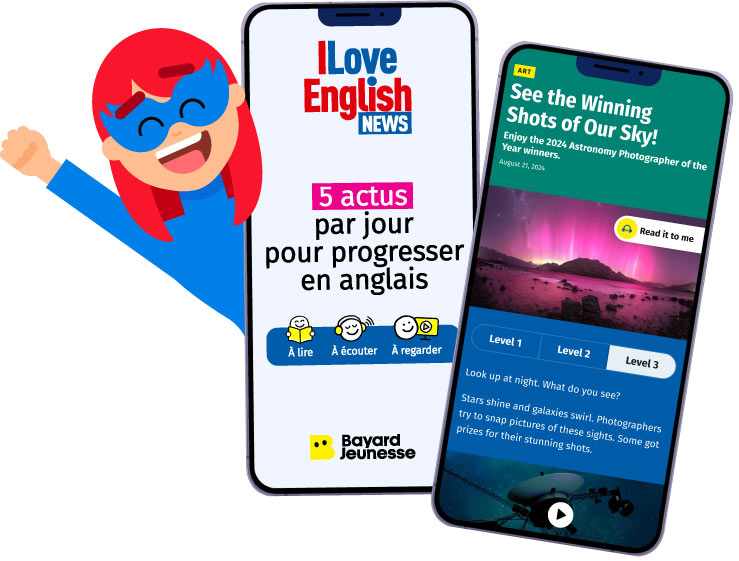 I Love English News - 5 actus par jour pour progresser en anglais